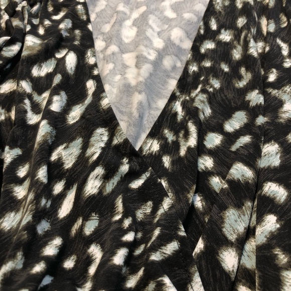 Dynamite Wrap Dress XS Leopard print - Picture 6 of 11